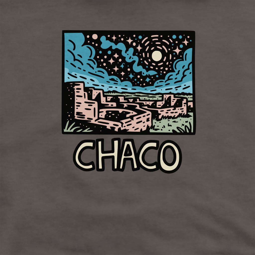 Chaco Culture National Historical Park at Night Crewneck Sweatshirt