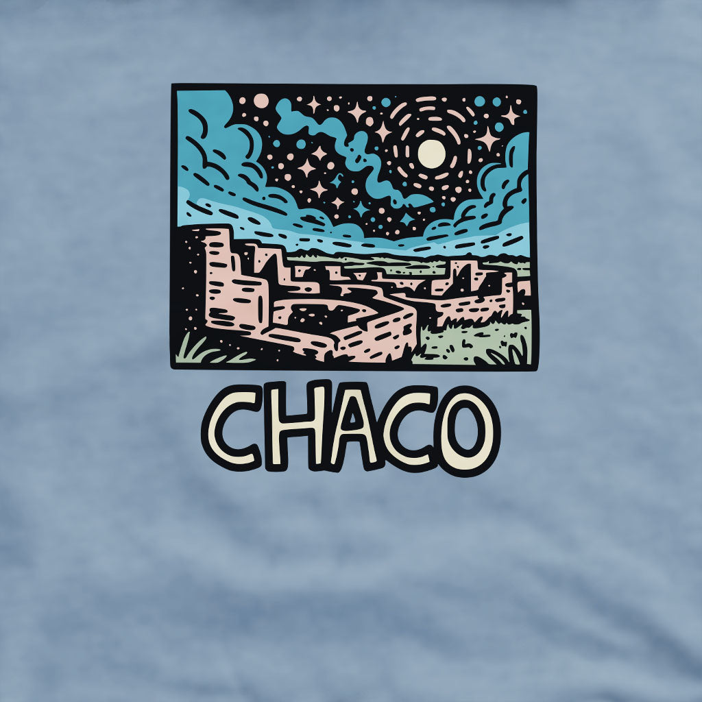 Chaco Culture National Historical Park at Night Crewneck Sweatshirt