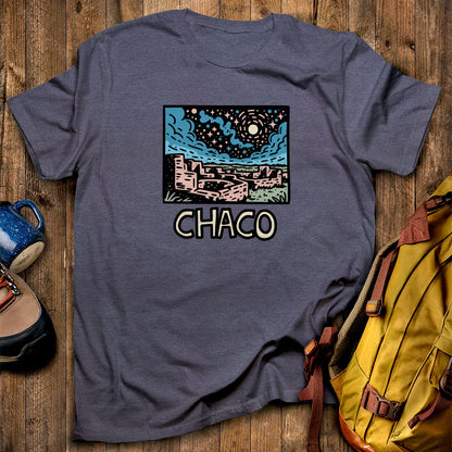 Chaco Culture National Historical Park at Night T-Shirt