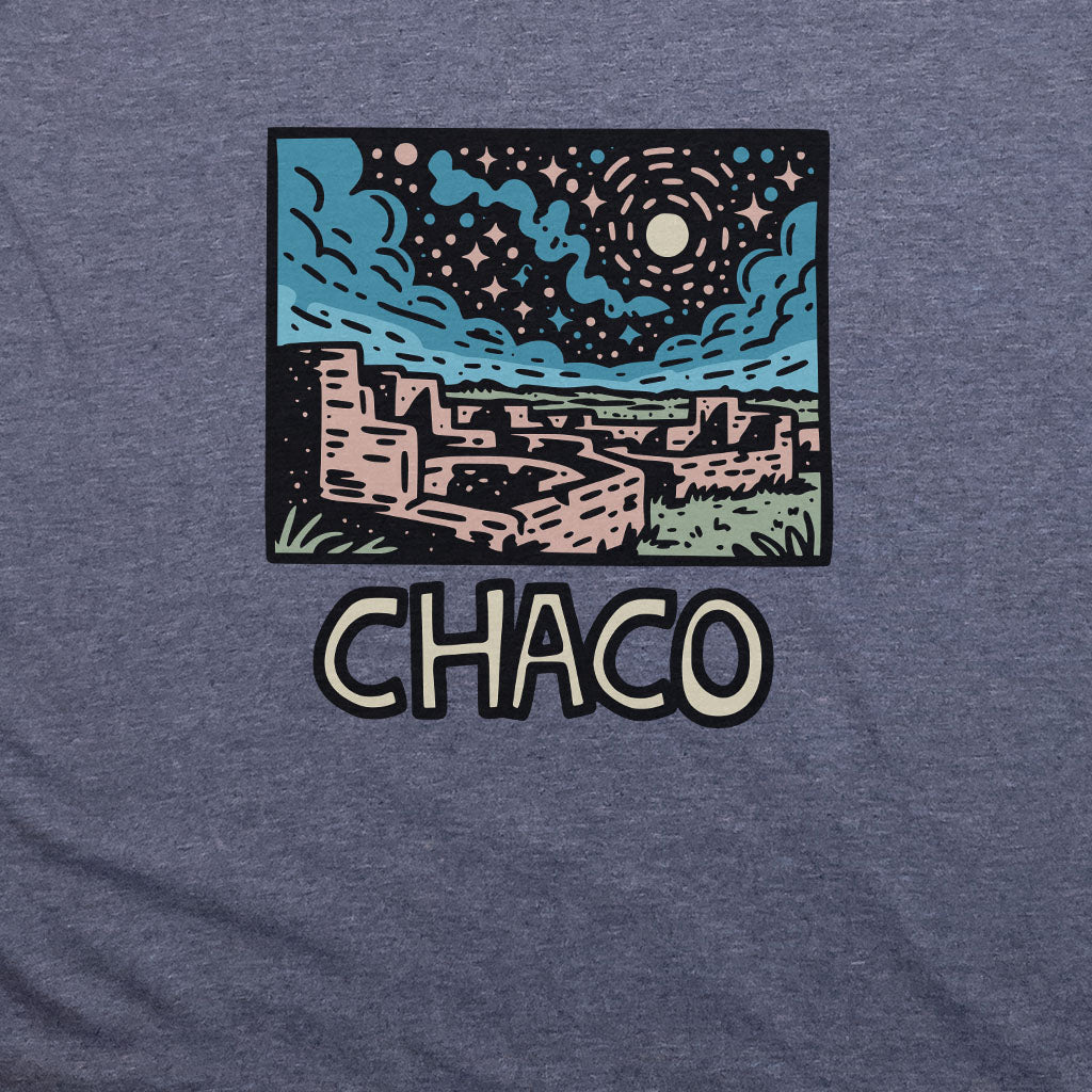 Chaco Culture National Historical Park at Night T-Shirt