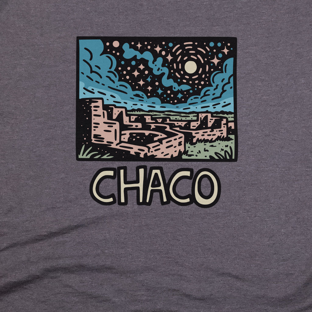 Chaco Culture National Historical Park at Night T-Shirt