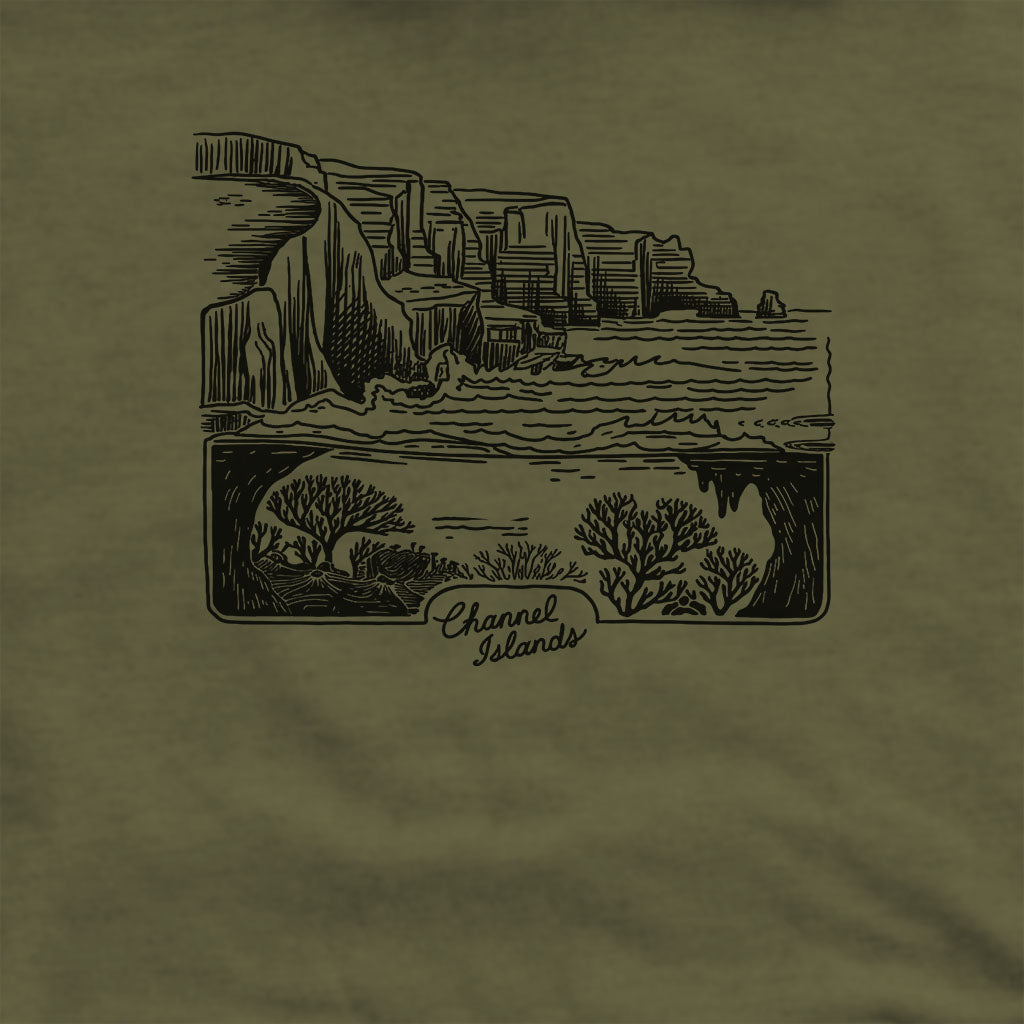 Channel Islands Line Drawing Hoodie