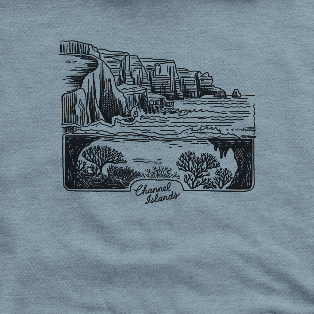 Channel Islands Line Drawing Hoodie