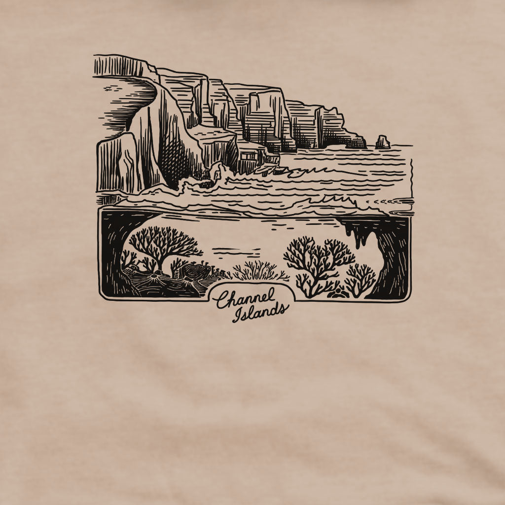 Channel Islands Line Drawing Crewneck Sweatshirt