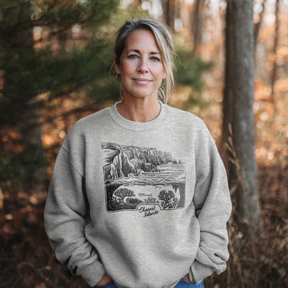 Channel Islands Line Drawing Crewneck Sweatshirt