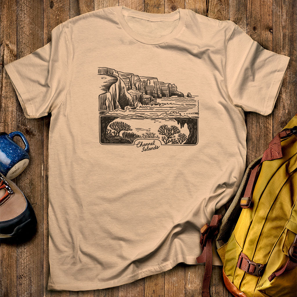 Channel Islands Line Drawing T-Shirt