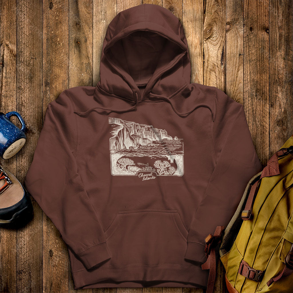 Channel Islands Line Drawing Hoodie