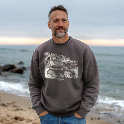 Channel Islands Line Drawing Crewneck Sweatshirt