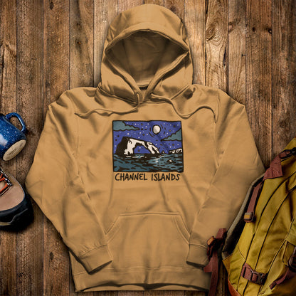 Channel Islands at Night Hoodie