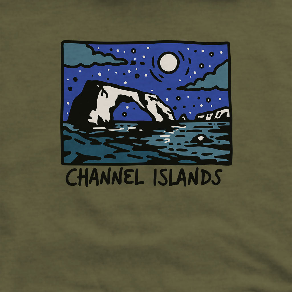 Channel Islands at Night Hoodie