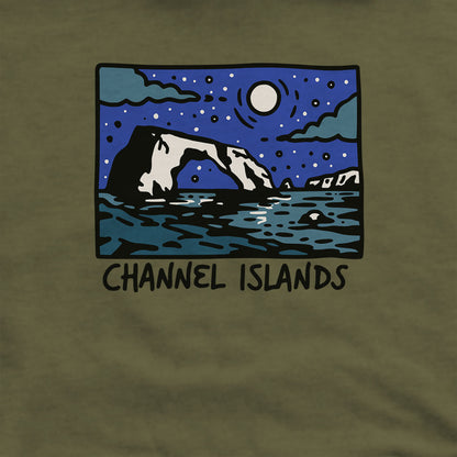 Channel Islands at Night Hoodie