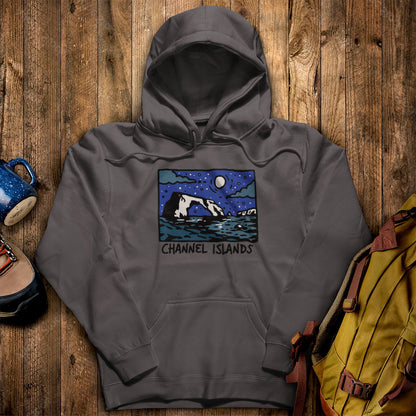 Channel Islands at Night Hoodie