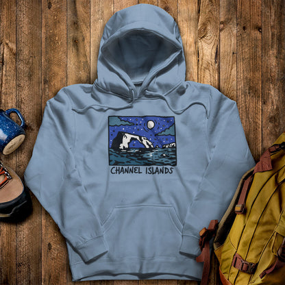 Channel Islands at Night Hoodie