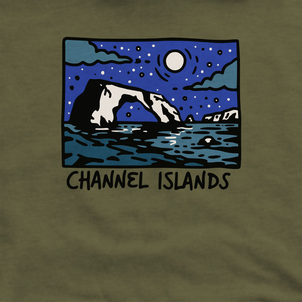 Channel Islands at Night Crewneck Sweatshirt