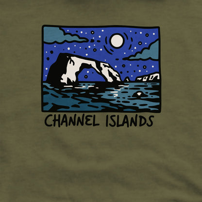Channel Islands at Night Crewneck Sweatshirt