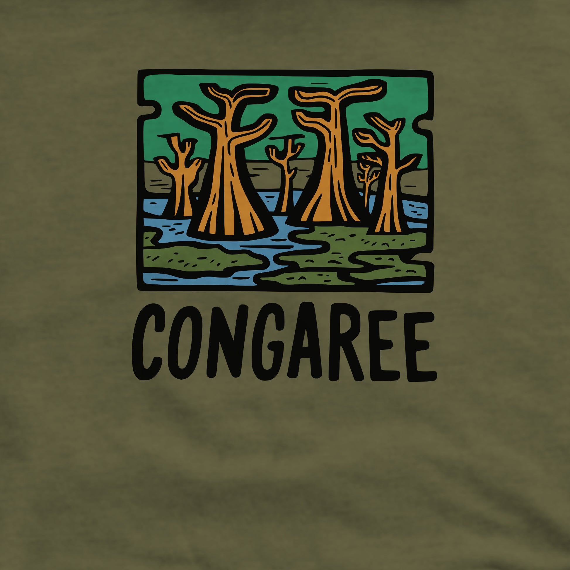 Congaree National Park Crewneck Sweatshirt Adventure and Outdoors Themed Sweatshirt