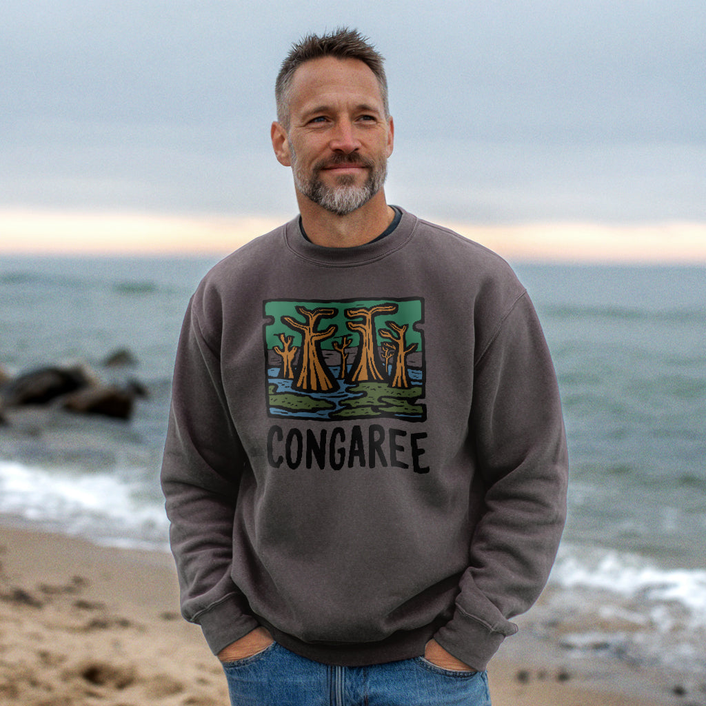Congaree National Park Crewneck Sweatshirt Adventure and Outdoors Themed Sweatshirt