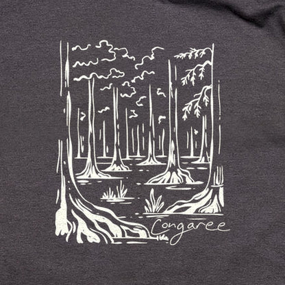 Congaree National Park Line Drawing T-Shirt