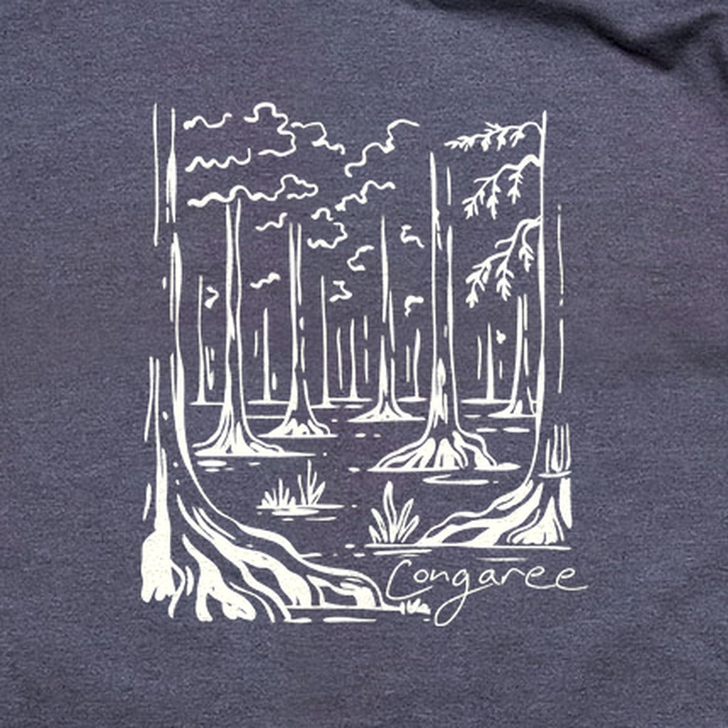 Congaree National Park Line Drawing T-Shirt