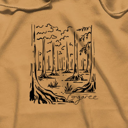 Congaree National Park Line Drawing Hoodie
