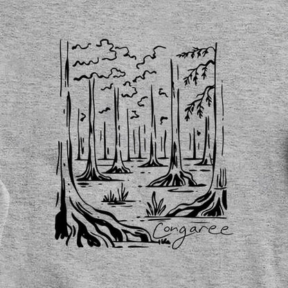 Congaree National Park Line Drawing Crewneck Sweatshirt