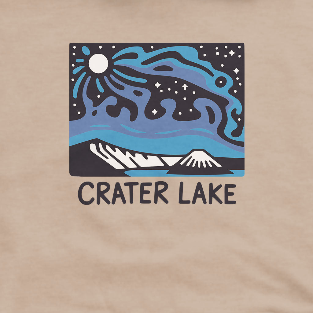 Crater Lake at Night Hoodie