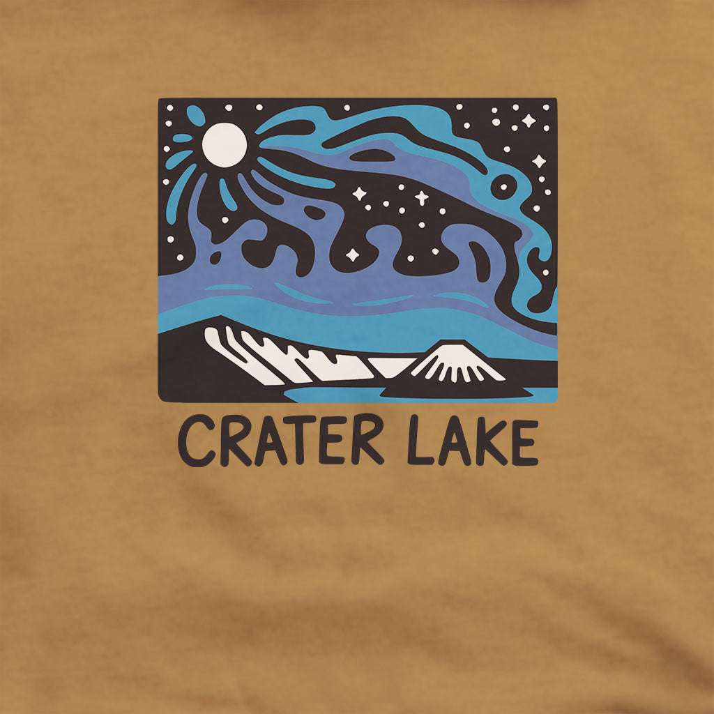 Crater Lake at Night Hoodie