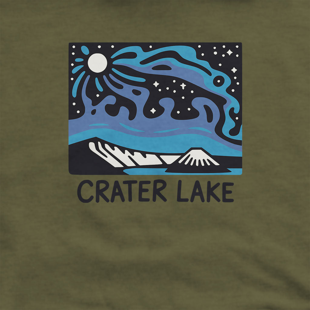 Crater Lake at Night Hoodie
