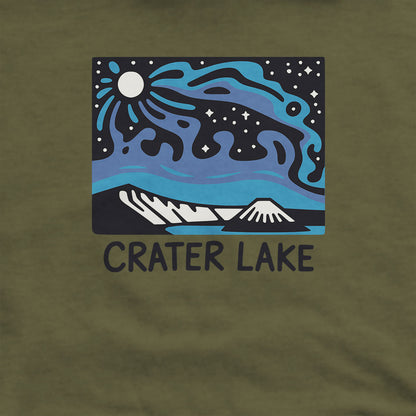 Crater Lake at Night Hoodie