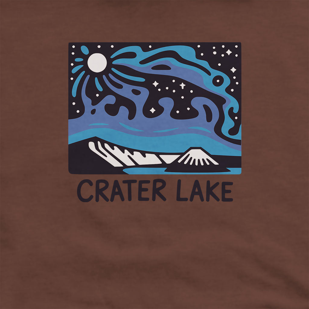 Crater Lake at Night Hoodie
