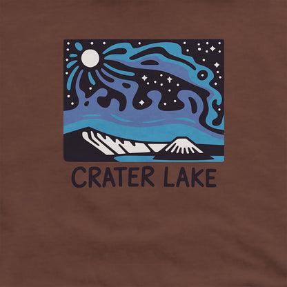 Crater Lake at Night Hoodie