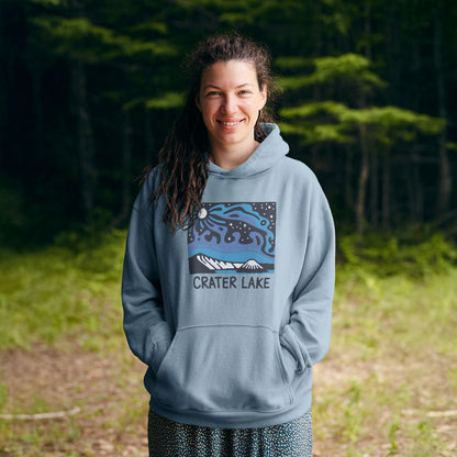 Crater Lake at Night Hoodie