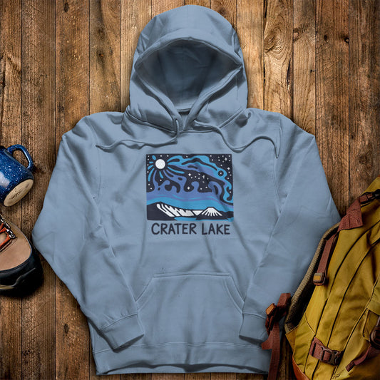 Crater Lake at Night Hoodie