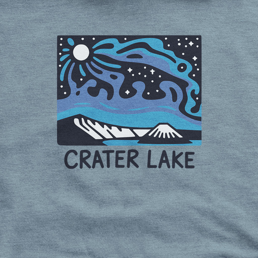 Crater Lake at Night Hoodie
