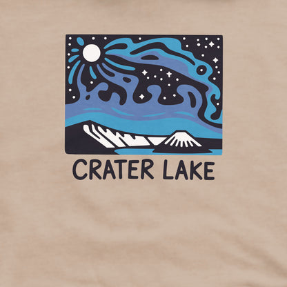 Crater Lake at Night Crewneck Sweatshirt