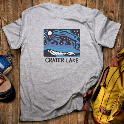 Crater Lake at Night T-Shirt