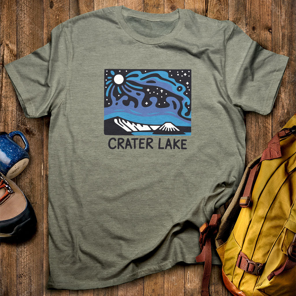Crater Lake at Night T-Shirt