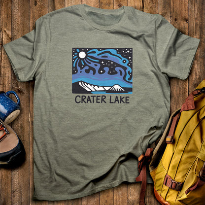 Crater Lake at Night T-Shirt