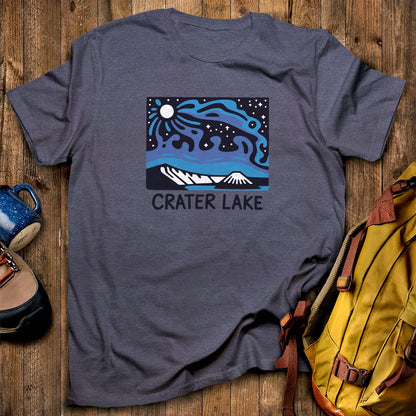 Crater Lake at Night T-Shirt
