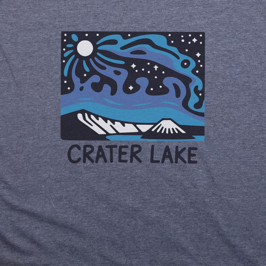 Crater Lake at Night T-Shirt