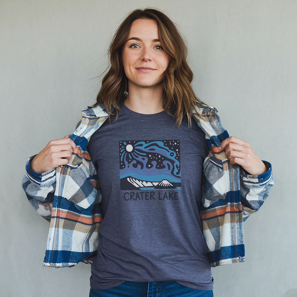 Crater Lake at Night T-Shirt