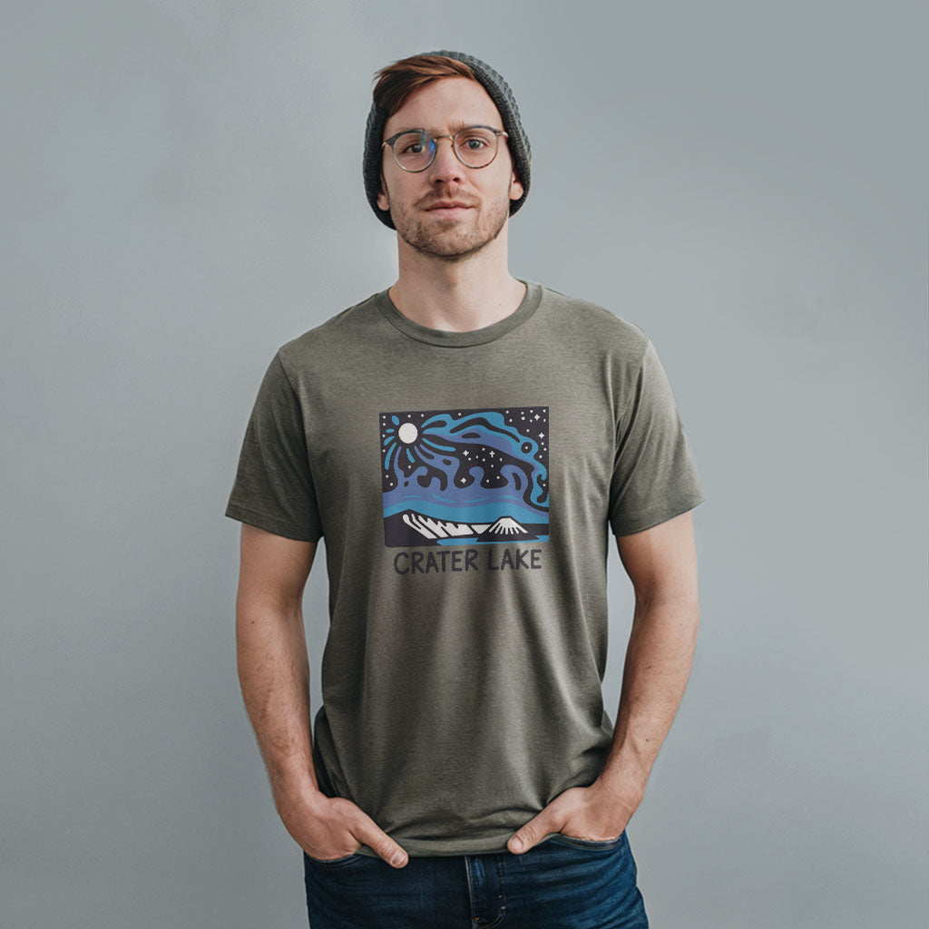 Crater Lake at Night T-Shirt