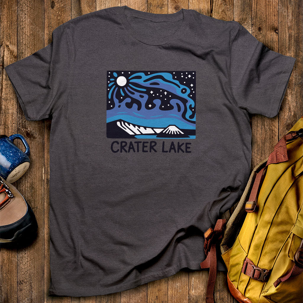 Crater Lake at Night T-Shirt