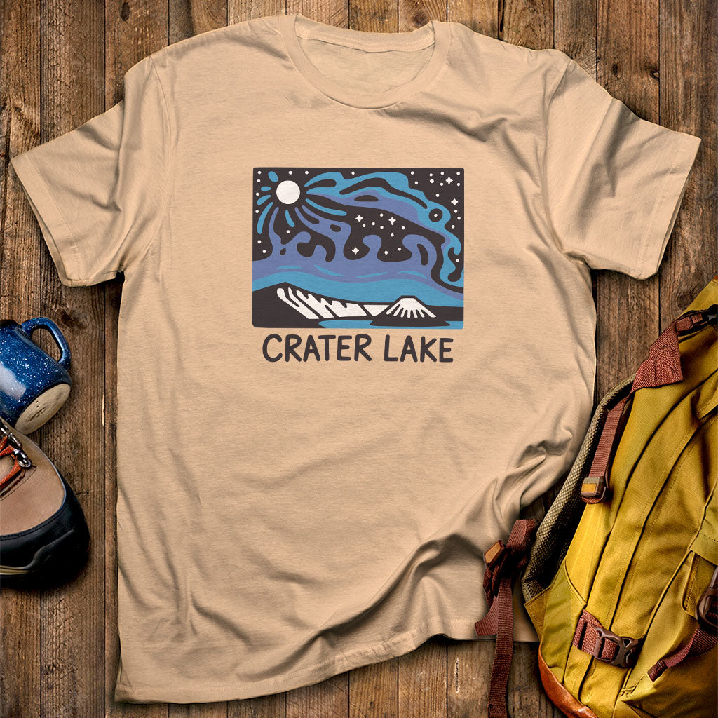 Crater Lake at Night T-Shirt