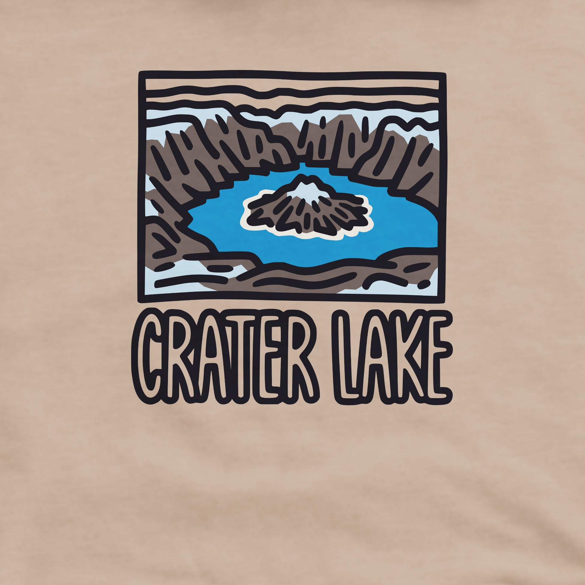 Crater Lake National Park Crewneck Sweatshirt Adventure and Outdoors Themed Sweatshirt