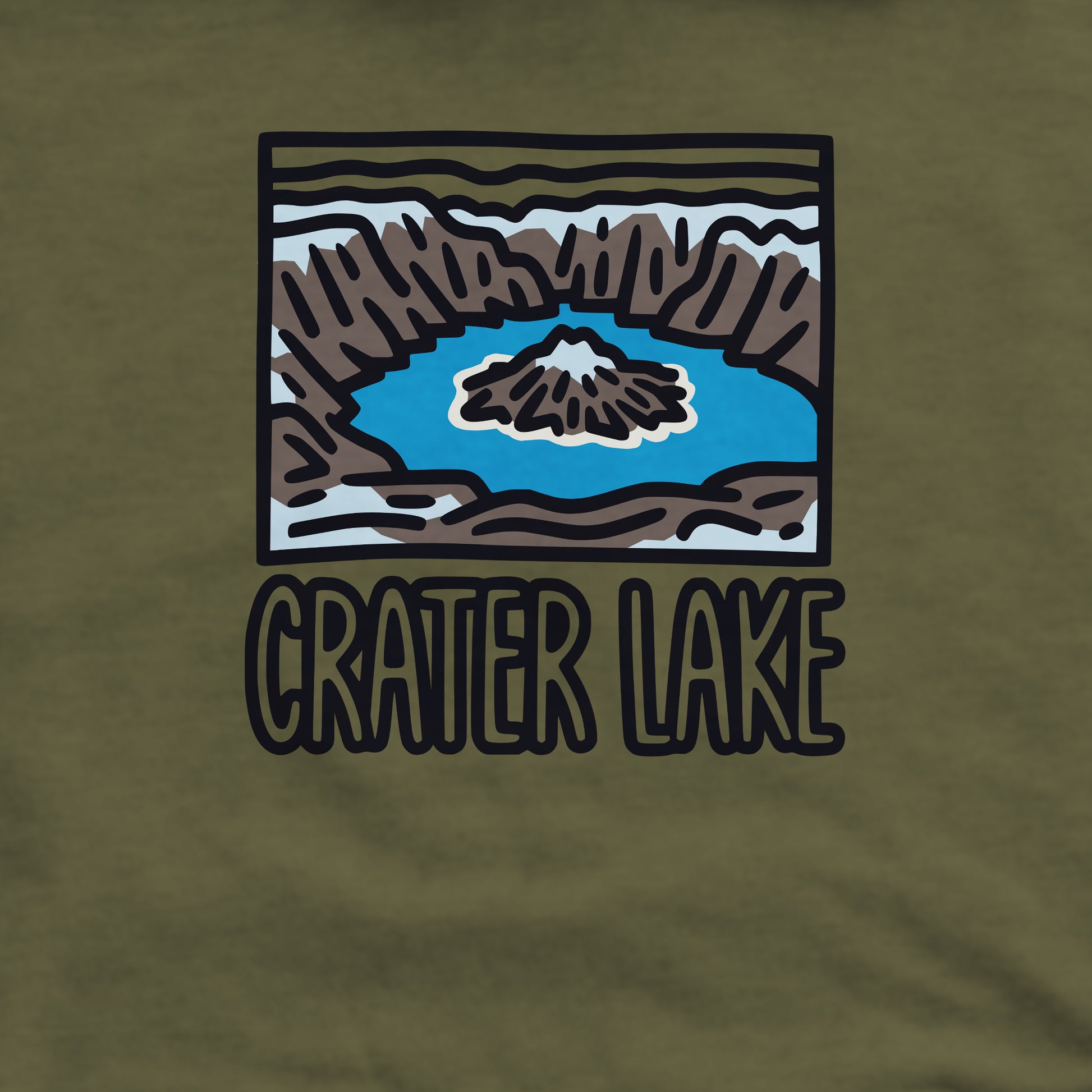 Crater Lake National Park Crewneck Sweatshirt Adventure and Outdoors Themed Sweatshirt