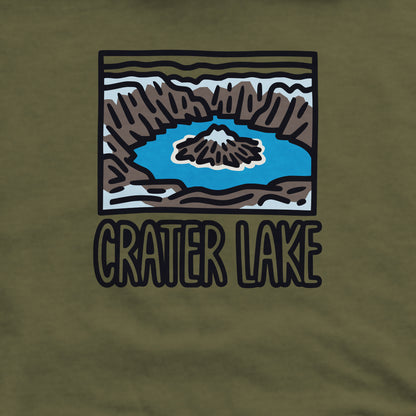 Crater Lake National Park Crewneck Sweatshirt Adventure and Outdoors Themed Sweatshirt