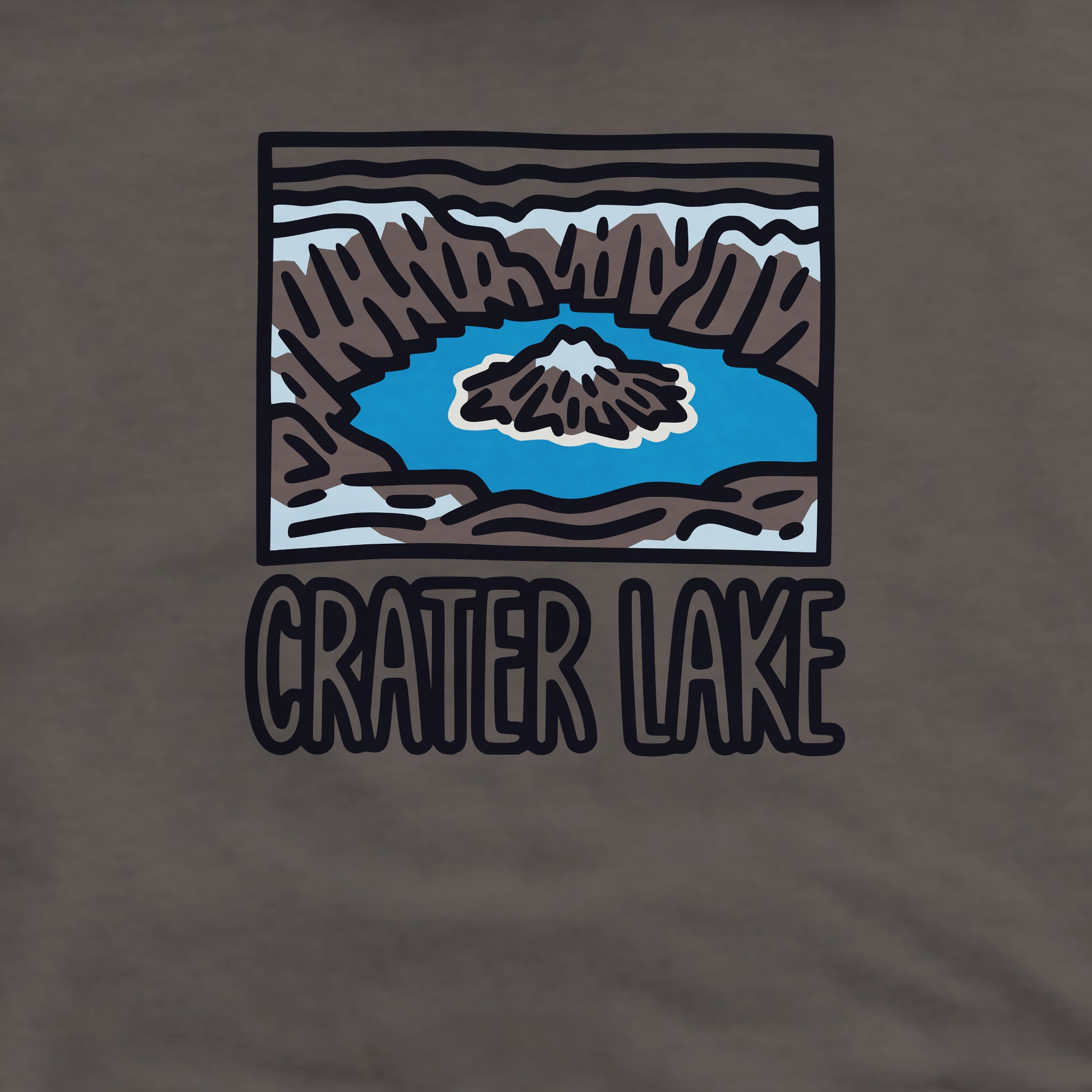 Crater Lake National Park Crewneck Sweatshirt Adventure and Outdoors Themed Sweatshirt