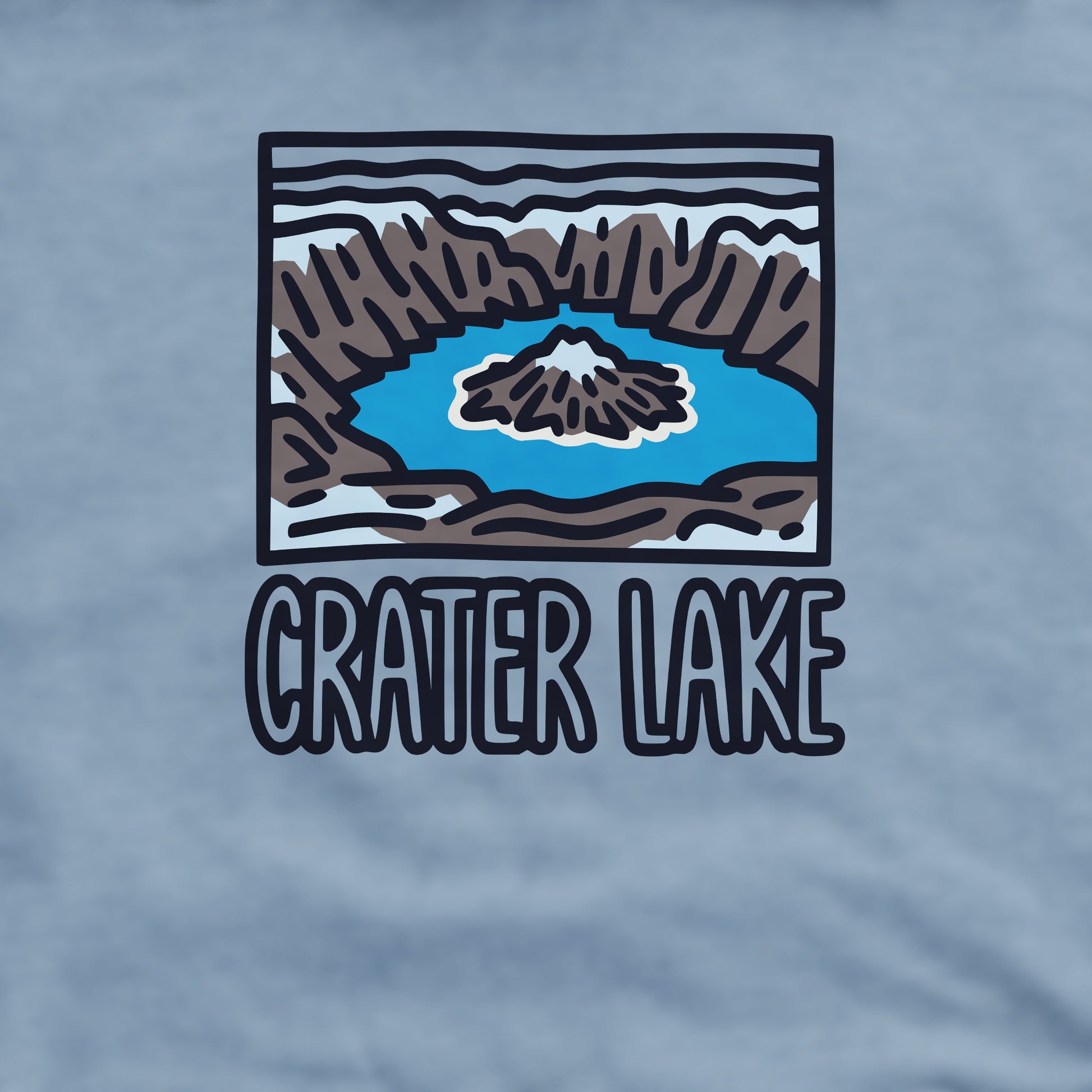 Crater Lake National Park Crewneck Sweatshirt Adventure and Outdoors Themed Sweatshirt