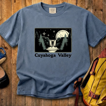 Cuyahoga Valley at Night Cotton T-Shirt